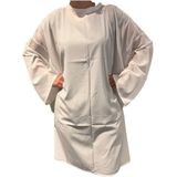 Nebur Kapmantel 1008 - Velcro Sluiting - Wit - Hoge Kwaliteit