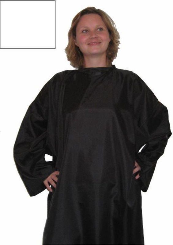 Nebur Kapmantel 1008 - Velcro Sluiting - Wit - Hoge Kwaliteit