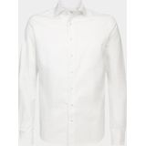 Profuomo - Slim Fit - Heren Overhemd - Wit - Twill