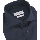 Profuomo - Travel Overhemd - Blauw - Lange Mouwen