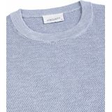 Profuomo Gemêleerde Trui Lichtblauw