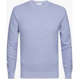 Profuomo Gemêleerde Trui Lichtblauw