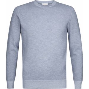 Profuomo Gemêleerde Trui Lichtblauw