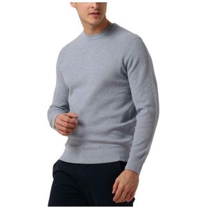 Profuomo - Crew Neck Pullover - Blauw - Katoen