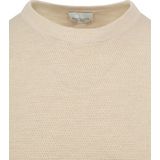Profuomo Trui - Ecru - Effen - Ronde Halslijn