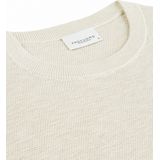 Profuomo Trui - Ecru - Effen - Ronde Halslijn