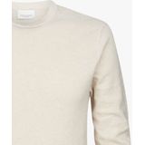 Profuomo Trui - Ecru - Effen - Ronde Halslijn