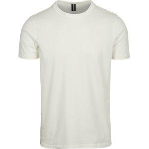 Profuomo - Heren Polo & T-shirts - Wit - Korte Mouw - Jersey