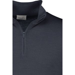 Profuomo trui opstaande kraag donkerblauw merinowol