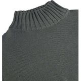 Profuomo - Grijze Merinowollen Coltrui - Heren - Wol