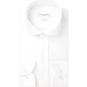 Profuomo - Overhemd - Blauw - Katoen