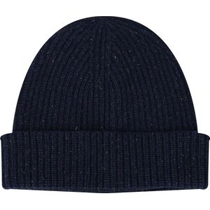Profuomo Hat Wool Polyamide Mutsen Heren - Donkerblauw - Maat ONESIZE