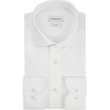 Profuomo - Slim Fit - Heren Overhemd - Wit - Jersey