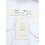 Profuomo - Slim Fit - Heren Overhemd - Wit - Jersey