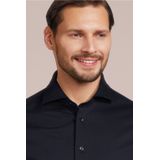 Profuomo - Business Overhemd - Donkerblauw - Katoen - Slim Fit