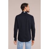 Profuomo - Business Overhemd - Donkerblauw - Katoen - Slim Fit