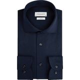 Profuomo - Business Overhemd - Donkerblauw - Katoen - Slim Fit