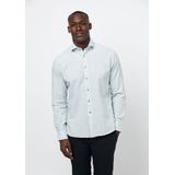 Profuomo Slim Fit Strijkvrij Overhemd Lichtgroen