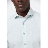 Profuomo Slim Fit Strijkvrij Overhemd Lichtgroen