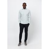 Profuomo - Slim Fit - Heren Overhemd - Wit - Twill