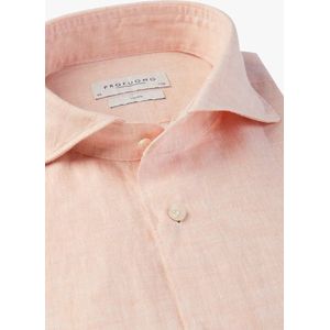Profuomo - Overhemd - Roze - 100% Linnen