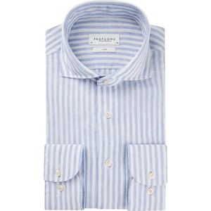 Profuomo business overhemd blauw