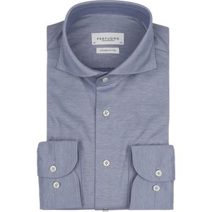 Profuomo Overhemd Lange Mouw - Blauw