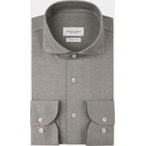 Profuomo - Business Overhemd - Groen - Katoen/Polyester - Lange Mouwen