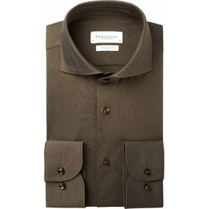 Profuomo Japanse Gebreide Overhemd Heren