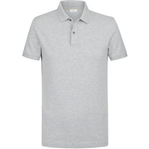 Profuomo slim fit heren polo, grijs