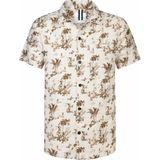 Profuomo Casual overhemd met korte mouwen