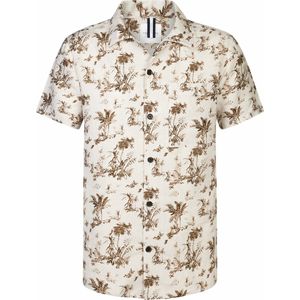 Profuomo Casual overhemd met korte mouwen