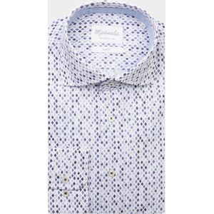 Michaelis - Business Hemd - Blauw - Lange Mouw - PMVH10006A