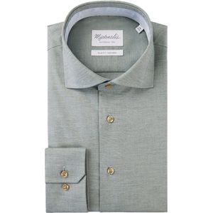 Michaelis slim fit heren overhemd, twill, groen