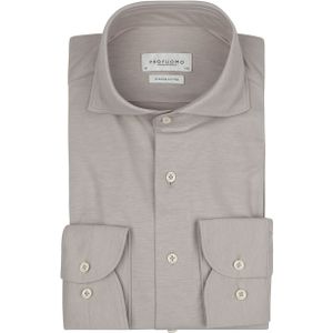Profuomo, Heren, Overhemden, Beige, Maat: M Katoen,