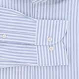 PROFUOMO - Overhemd - Blauw - Streep - Katoen