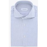 PROFUOMO - Overhemd - Blauw - Streep - Katoen