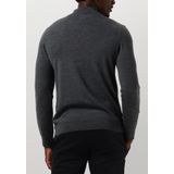 Profuomo heren trui wol - slim fit trui met turtleneck - antraciet grijs
