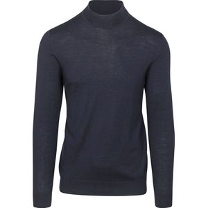 Profuomo Turtleneck Trui Merino Navy - Heren - Pullovers