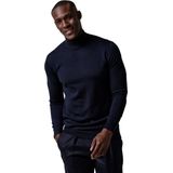 Profuomo Turtleneck Trui Merino Navy - Heren - Pullovers