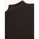Profuomo - Slim Fit Trui - Bruin - Wol - Turtleneck