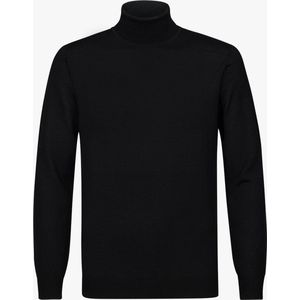 Profuomo heren trui wol - slim fit coltrui - zwart