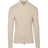 Profuomo Vest Boiled Wol Ecru