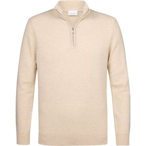 Profuomo - Schipperstrui - Wit - Fijn Gebreide Stof