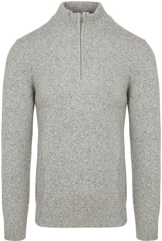 Profuomo - Schipperstrui - Lichtgrijs - Gebreide Stof