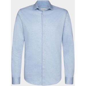 Profuomo - Overhemd - Blauw - 100% Katoen - Regular Fit