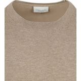 Profuomo - Luxury Basic Trui - Diepblauw - Materiaalblend