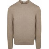 Profuomo - Luxury Basic Trui - Diepblauw - Materiaalblend