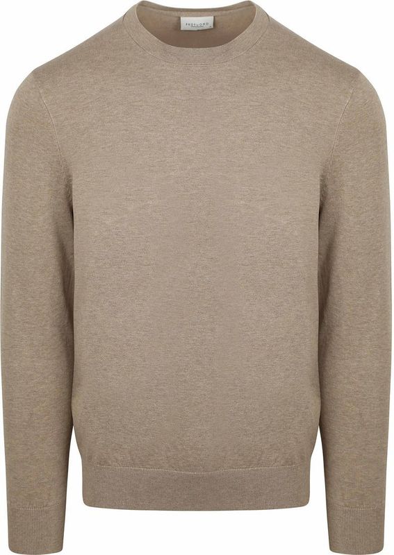 Profuomo - Luxury Basic Pullover - Donkerrood - Hoogwaardige Materialen