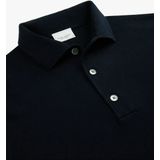 Profuomo Onepiece Trui Heren - Donkerblauw, Casual Polo Stijl